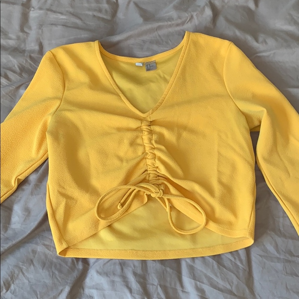 Long sleeve cropped tip